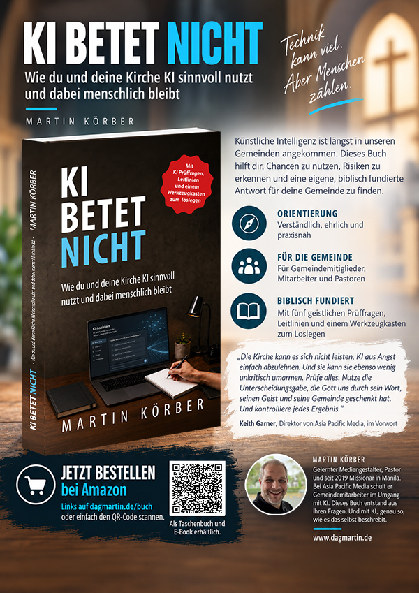 Buchcover: KI betet nicht